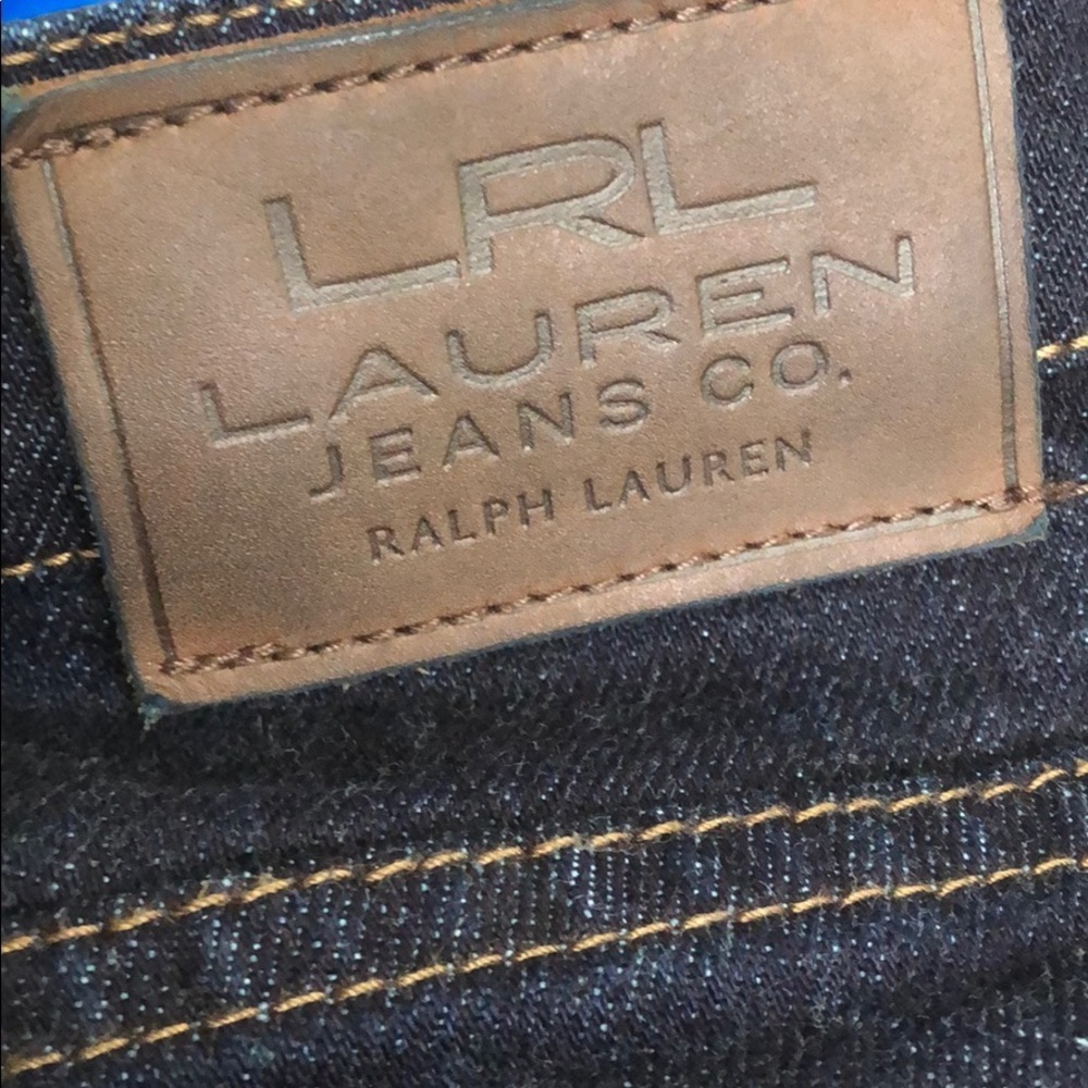 LRL RALPH LAUREN Jeans 👖 Dark Blue NWOT sz 14 - Picture 2 of 7